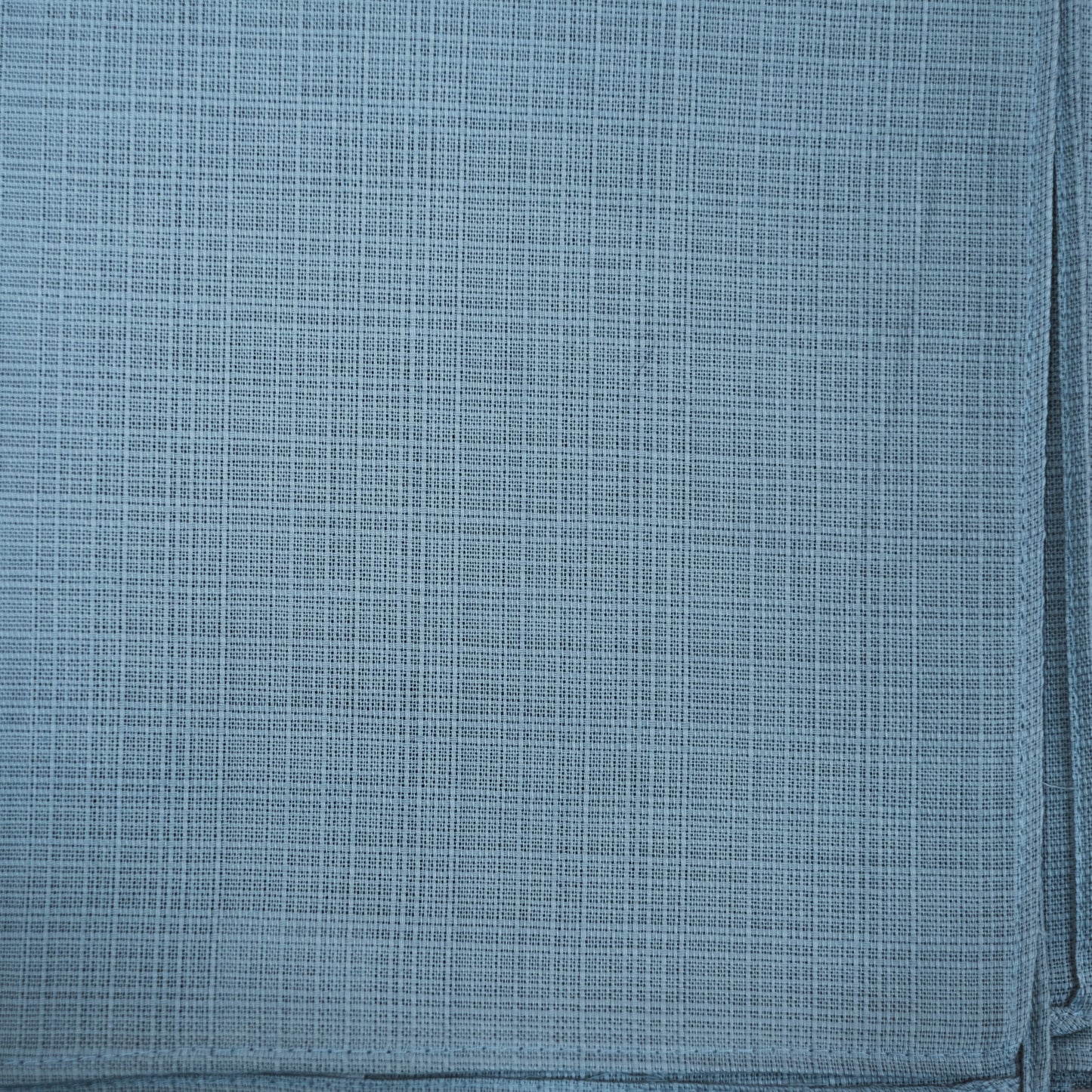 Close-up of textured furoshiki cloth in blue