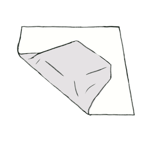 Instructions on how to wrap a gift in a furoshiki cloth
